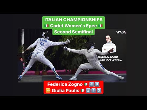 Italian Championships 2022 CWE - L4 - Federica Zogno v Giulia Paulis