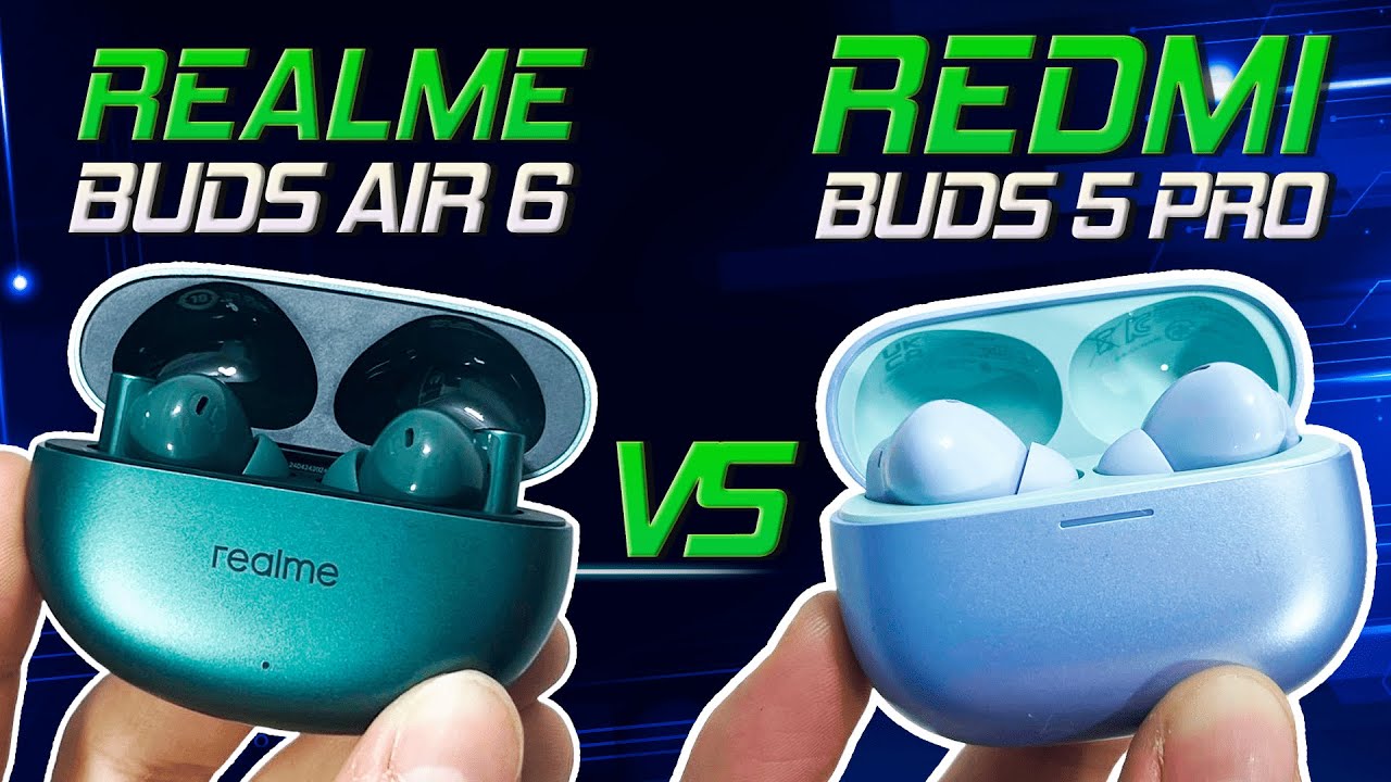 NÃO ERRE NA ESCOLHA! Realme Buds Air 6 vs Redmi Buds 5 Pro
