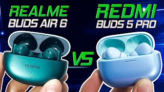NÃO ERRE NA ESCOLHA! Realme Buds Air 6 vs Redmi Buds 5 Pro