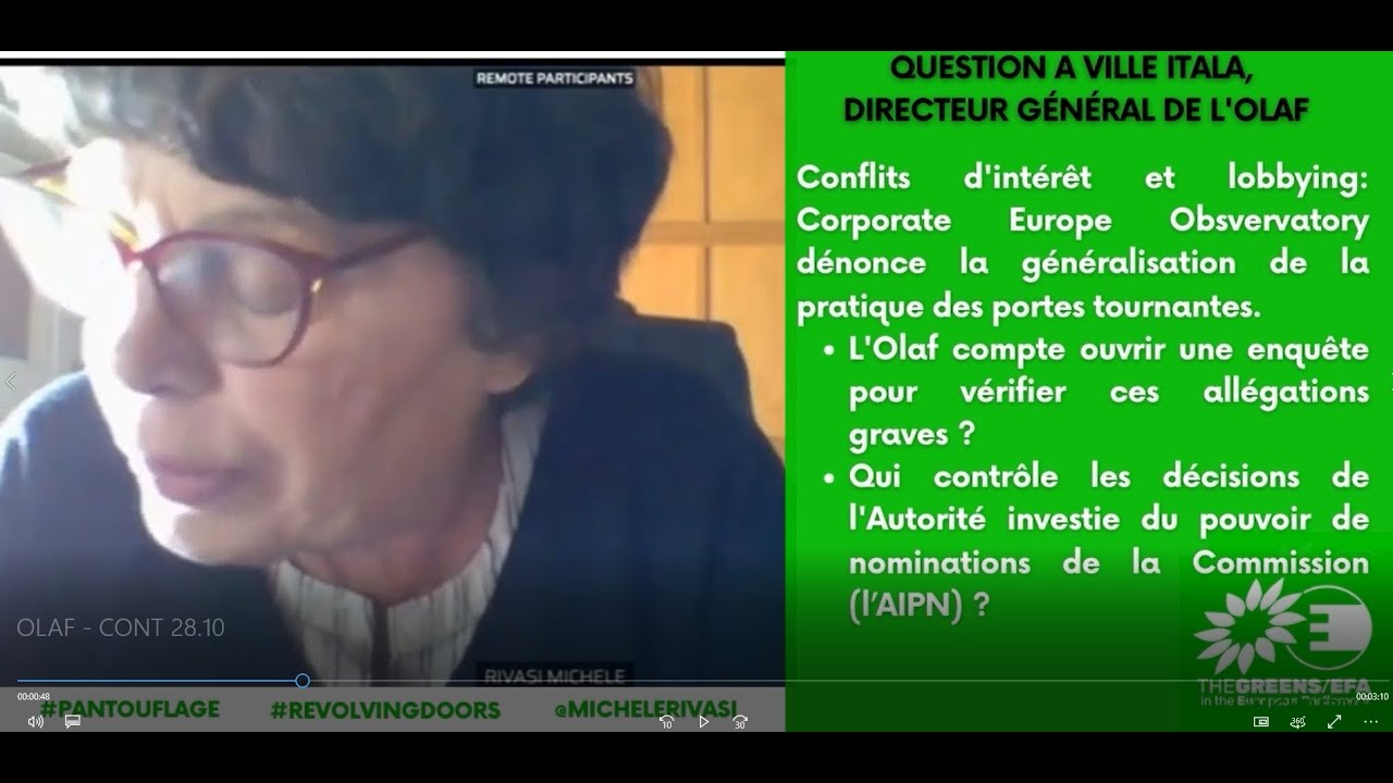 Portes tournantes à la Commission Européenne, j’interroge le Directeur Général de l’OLAF