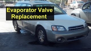 Evaporator system vent valve near charcoal canister replacement, Subaru Outback  - VOTD