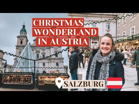 PAÍS DAS MARAVILHAS DO INVERNO EM SALZBURGO, ÁUSTRIA 🇦🇹 VLOG DE NATAL 🎄