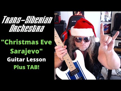 Christmas Eve Sarajevo 12/24 Guitar Lesson Plus TAB!