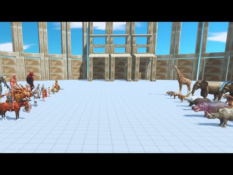 3 vs 1 Fantasy + Infernals vs Ancient & Modern Humans + Animals | Animal Revolt Battle Simulator