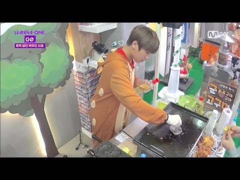 [eng sub] wanna one go ep 6- hotteok master park woojin ♡🥞