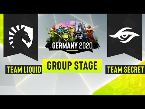 Dota2 - Team Secret vs Team Liquid - Game 1 - ESL One Germany 2020 - Group Stage