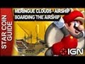 New Super Mario Bros. U 3 Star Coin Walkthrough - Meringue Clouds-Airship: Boarding the Airship