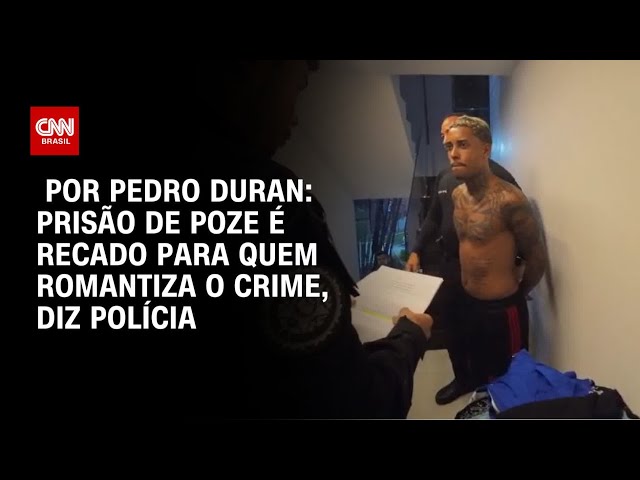 Polícia: Prisão de MC Poze é recado para quem romantiza o crime I LIVE CNN