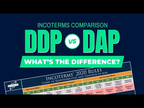 Incoterms Comparison: DDP vs. DAP—What's the Difference?