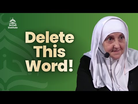A Muslim should NEVER say this! | Dr. Haifaa Younis | Jannah Institute