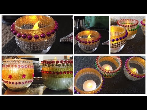 DIY Tealight / Candle Holder Decoration | Less than 5 mins | Quick And Easy Video