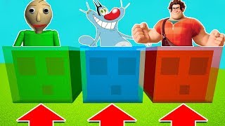 NE CHOISISSEZ PAS LE MAUVAIS SLIME MINECRAFT !! Baldi, Oggy, Ralph