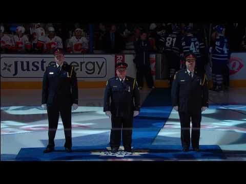 Leafs Honour Srt. Ryan Russell before Game - Jan 15th 2011 (HD)