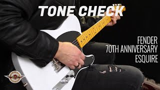Video thumbnail for TONE CHECK: Fender 70th Anniversary Esquire Demo | No Talking by Cream City Music