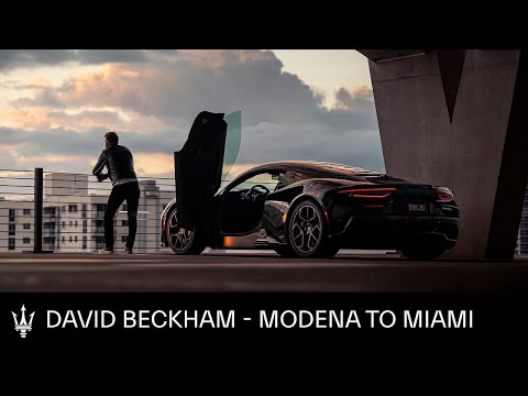 David Beckham Maserati MC20 Fuoriserie From Modena to Miami