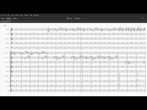 Bluecoats 2015 "Kinetic Noise" Brass Transcription