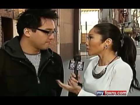 American Idol 2012 Heejun Han Interview with reporter, Julie Chang of Fox 5 in Queens, NY