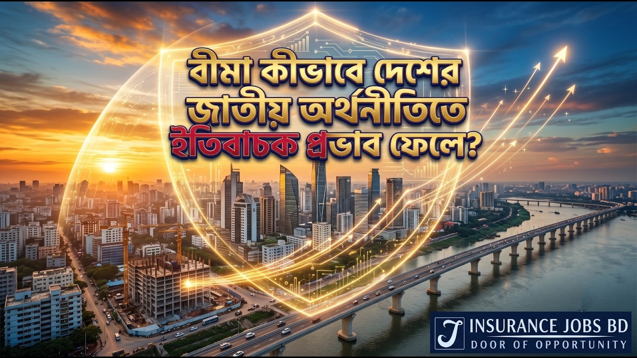 বীমা কীভাবে দেশের জাতীয় অর্থনীতিতে ইতিবাচক প্রভাব ফেলে?