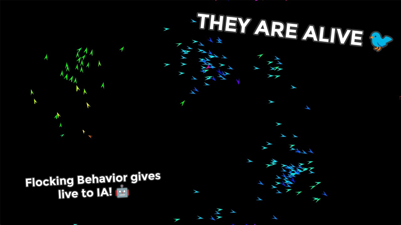 Simulating Flocking Behavior with Boids in Python | Stunning Agent-Based Animation