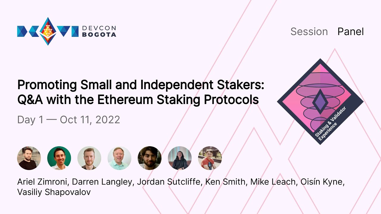 Promoting Small and Independent Stakers: Q&A with the Ethereum Staking Protocols preview