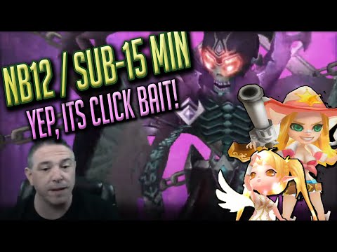 NB12 SUB-15 MINUTE "NOT A SPEED" TEAM! (Just for Fun) : Summoners War