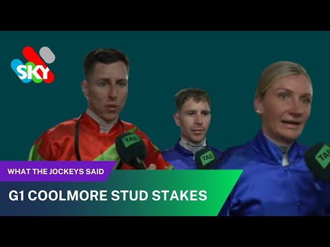 G1 COOLMORE STUD STAKES | What The Jockeys Said