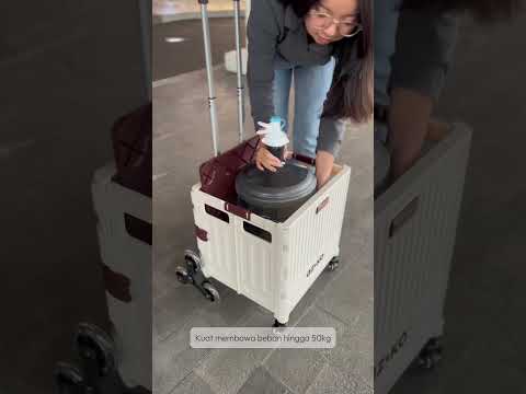 Gambar Azko Troli Lipat Multifungsi 50 kg Dengan 8 Roda - Mix