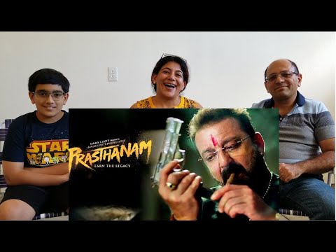 PRASTHANAM | Sanjay Dutt | Jackie Shroff | Deva Katta |Teaser Reaction | Indian Youtuber In America Video