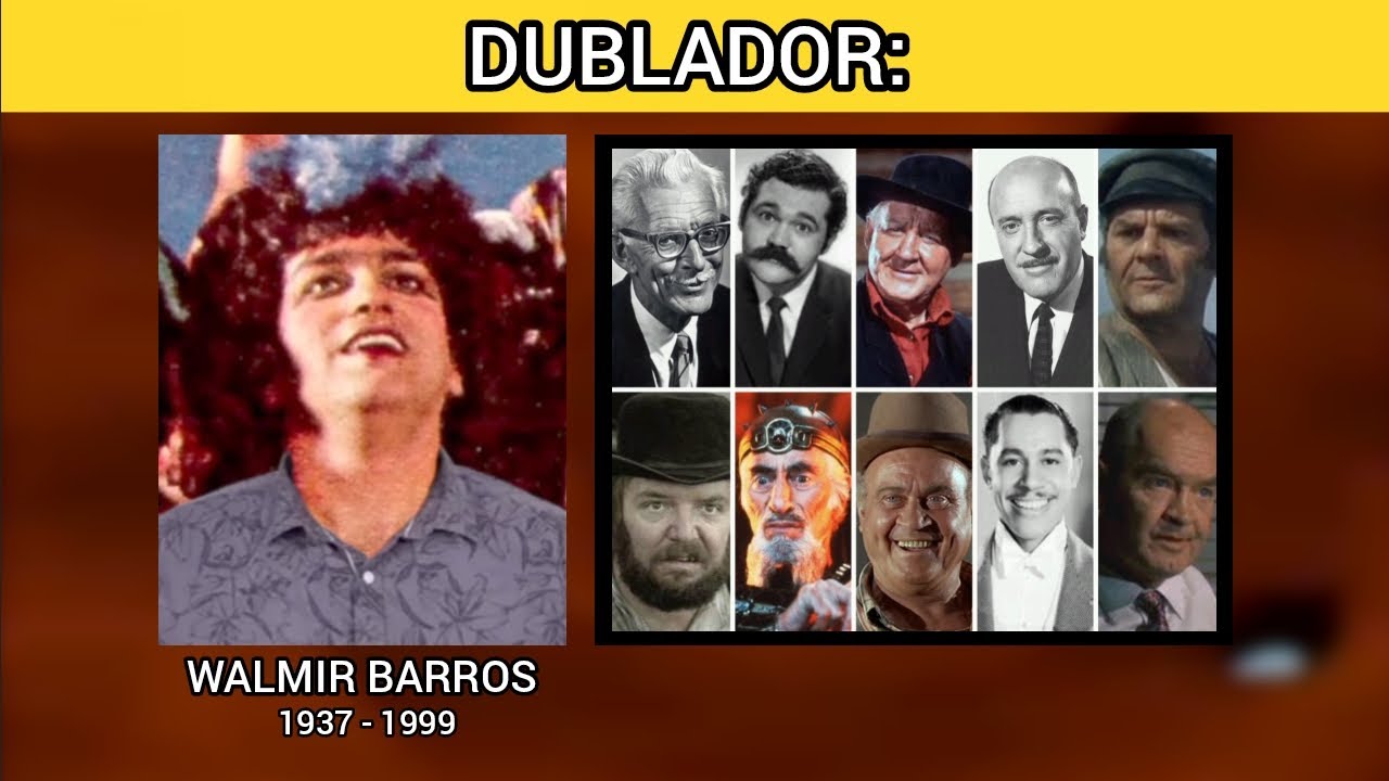 Homenagem ao dublador Walmir Barros