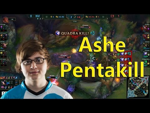 Sneaky Ashe Pentakill