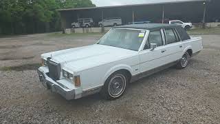 1989 Lincoln Town Car Walk Around and Drive Away