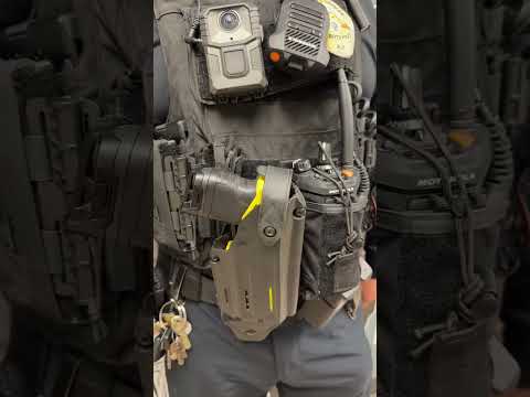 Officer uniform gear check ASMR         #asmr #police #uniform #gearcheck