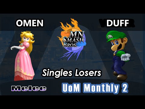 U of M Monthly 2 - Melee Singles: Omen (Peach) vs. Duff (Luigi)