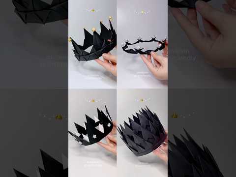 Paper Crown - King Crown 👑 Which one do you like most? #papercrafts #papercrown