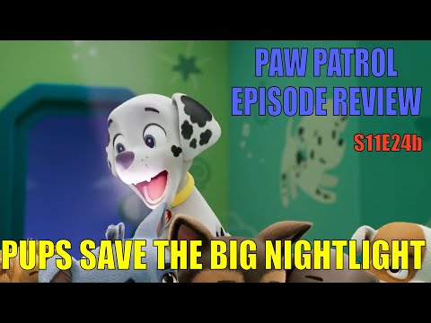 Pups Save the Big Nightlight | PAW Patrol episode review | S11 E24b | Not super bright, conceptually