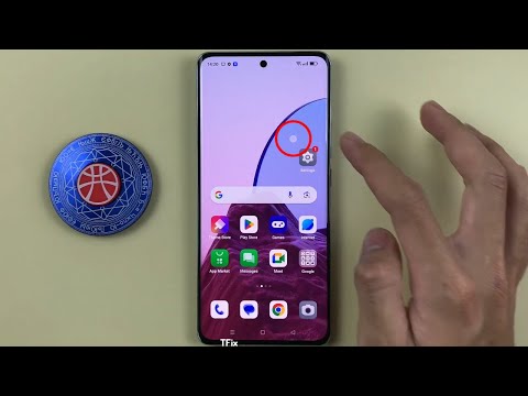How to display white dots when touching the screen on OPPO Reno10 5G Android 13
