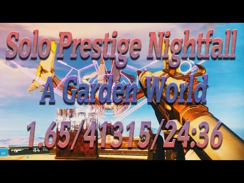 Solo Prestige Nightfall A Garden World (Titan)