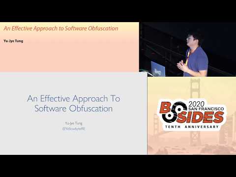 Image thumbnail for talk An Effective Approach to Software Obfuscation