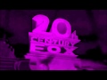 20th Century Fox 1994 Logo In Purplestretched