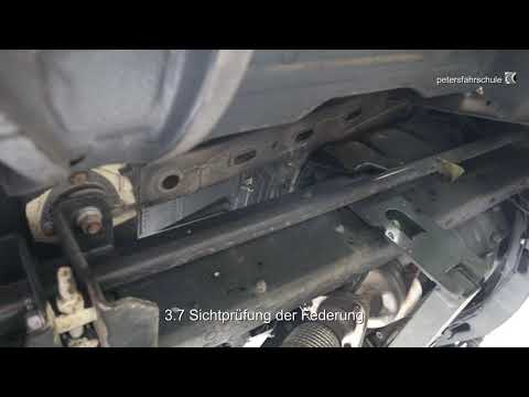 Abfahrtkontrolle für die Klasse C1