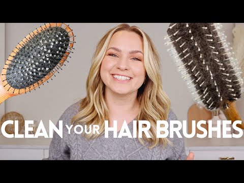 How to Clean Your Hairbrushes in 2 Easy Steps