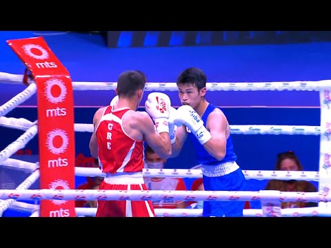 Day 5 (60kg) THEOCHARIS Karcis (GRE) vs  TSUTSUMI Hayato (JPN) | AIBA WCHs 2021