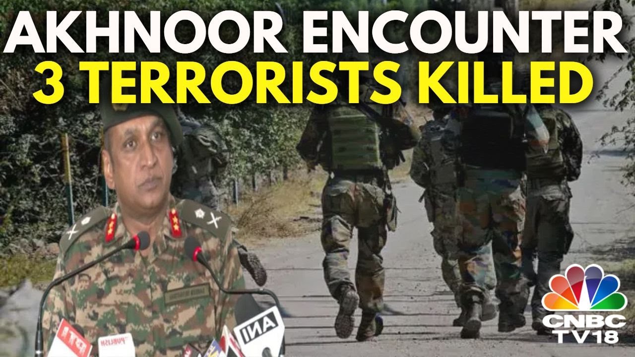 3 Terrorists Neutralised, 1 Army Dog Dead In Jammu's Akhnoor Combat  | N18V | CNBC TV18