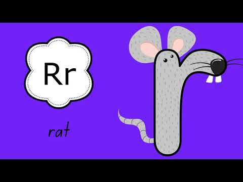 Letter Sound Song with Pictures –Embedded Mnemonic Alphabet