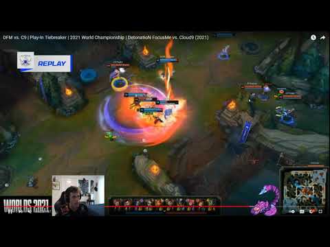 CaptainFlowers left speechless after this C9 play at Worlds 2021 #LoL#C9#DFM#Amumu