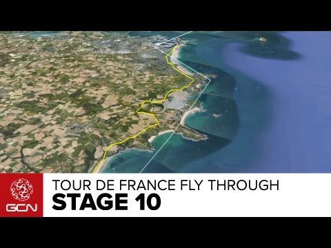 Tour De France 2013 Stage 10 Fly Through