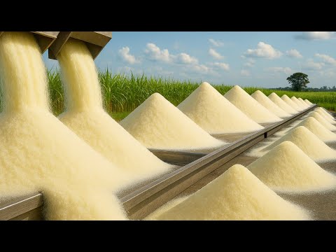 Wie Millionen Tonnen Zucker aus Zuckerrohr in gigantischen Fabriken produziert werden!🏭