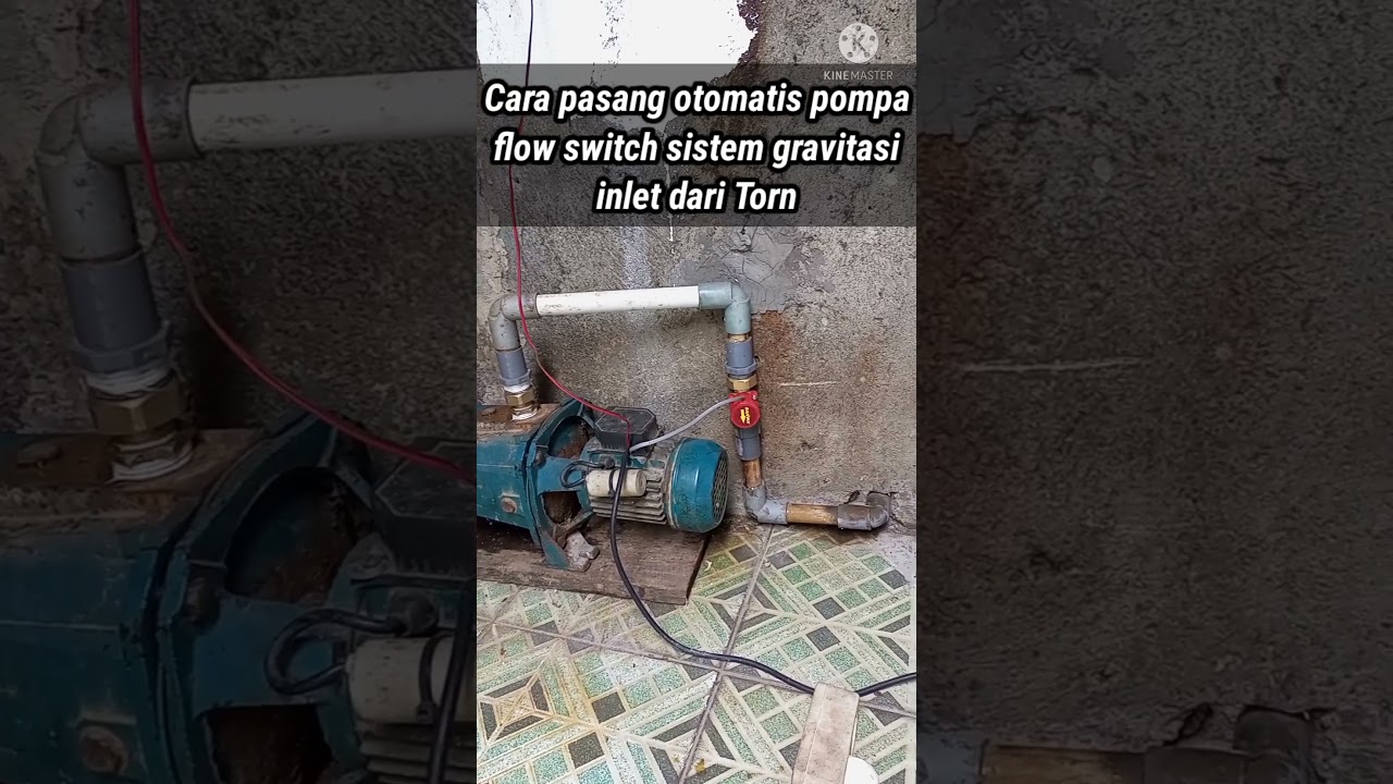 pemasangan otomatis pompa flow switch