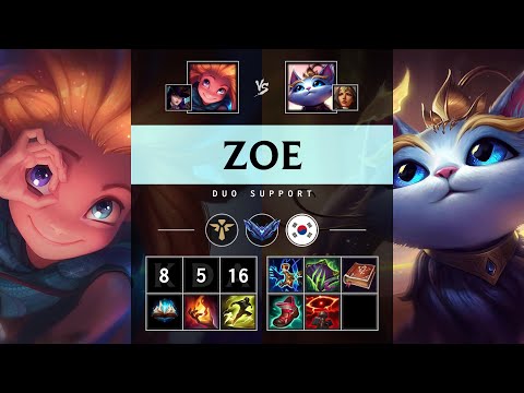 Zoe Support vs Yuumi - KR Diamond Patch 25.19