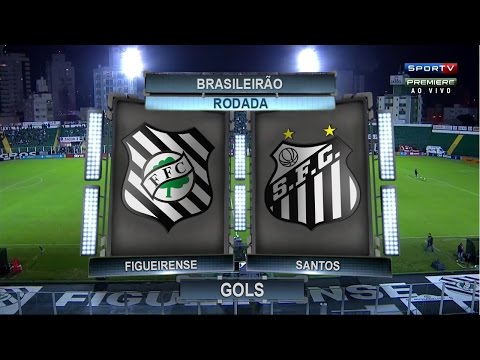 Todos os Gols, Figueirense 2 x 2 Santos - Brasileirão 25/05/2016 [HD]
